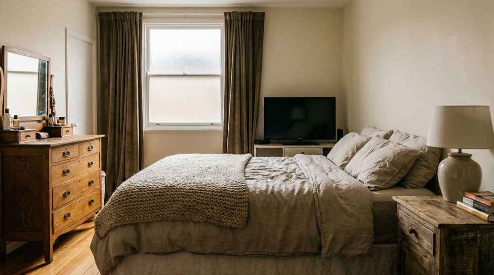 Furnish a bedroom